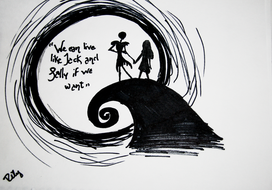 900x629 drawing themes nightmare before christmas for free download - The Nightmare Before Christmas Drawings