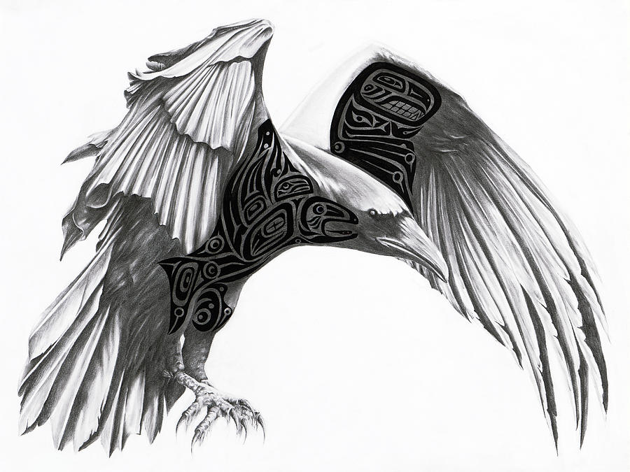 900x675 The Raven Drawing - The Raven Drawing