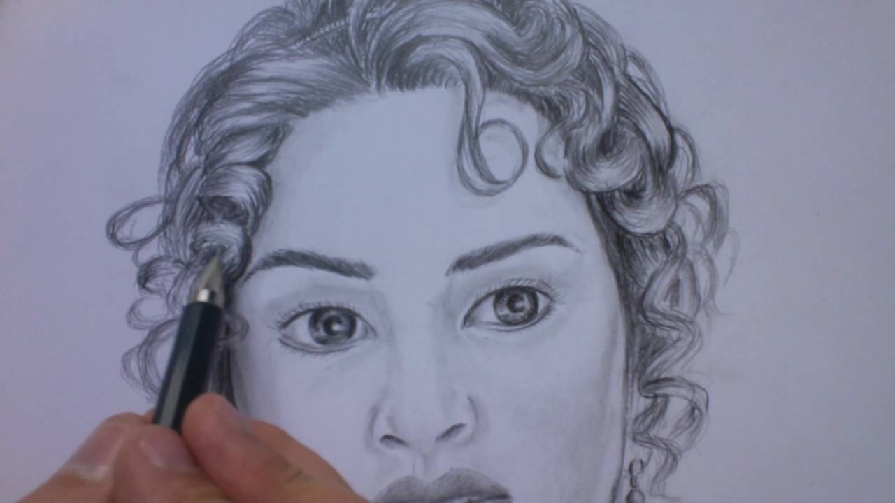 The Real Drawing Of Rose From Titanic at PaintingValley 
