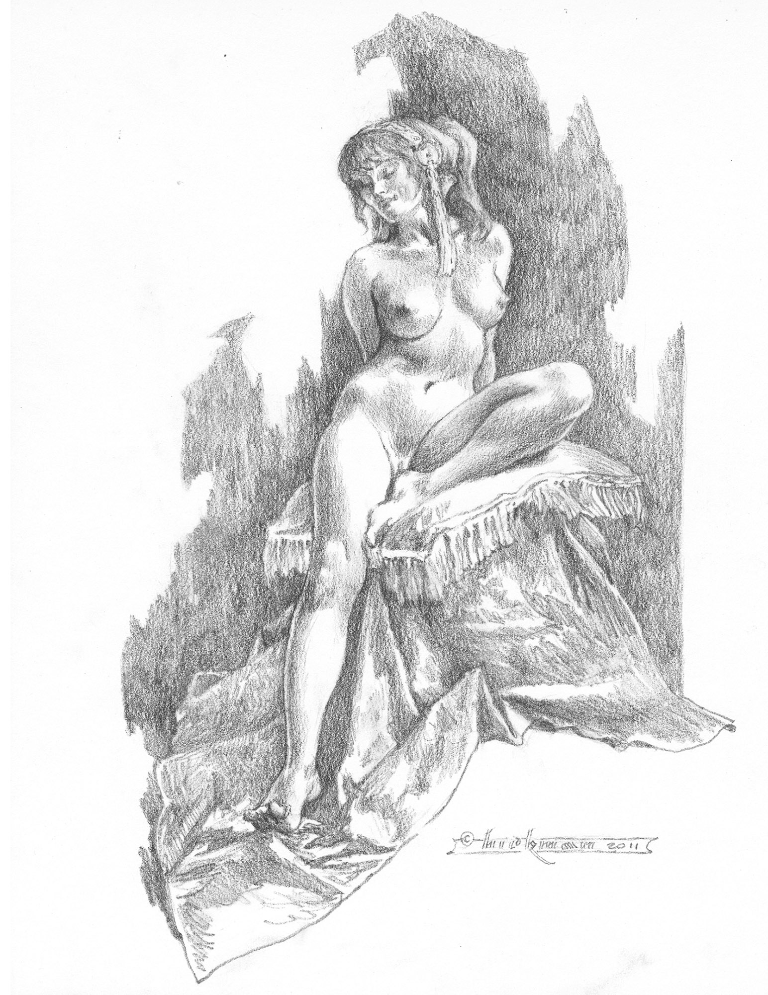 1544x2000 The Toe Ring Drawing, In Patrick Wilshire's Ix Gallery - The Ring Drawing