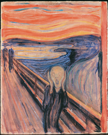 360x449 The Back Page - The Scream Drawing