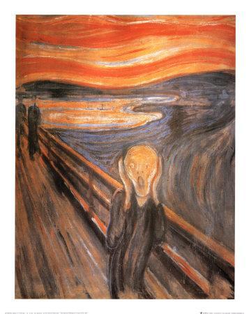 357x450 the scream, art print - The Scream Drawing