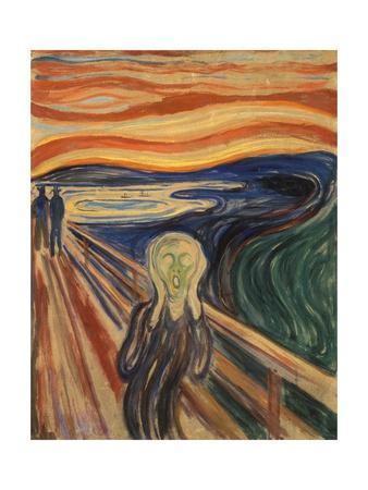 338x450 the scream art print - The Scream Drawing