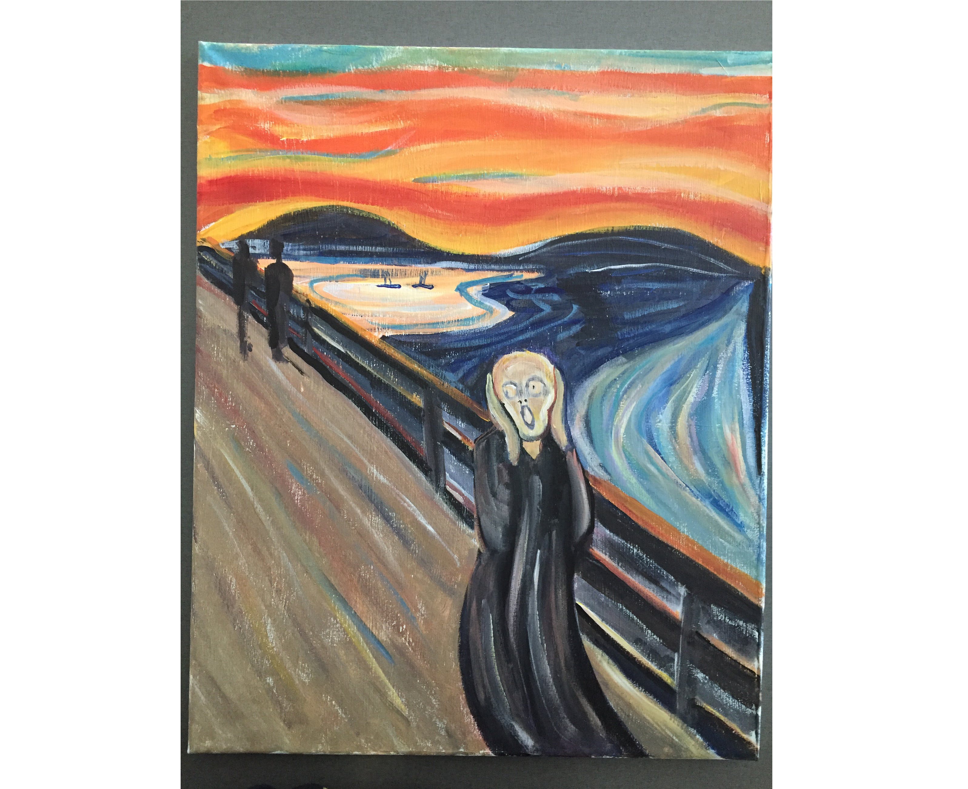 3194x2605 the scream - The Scream Drawing