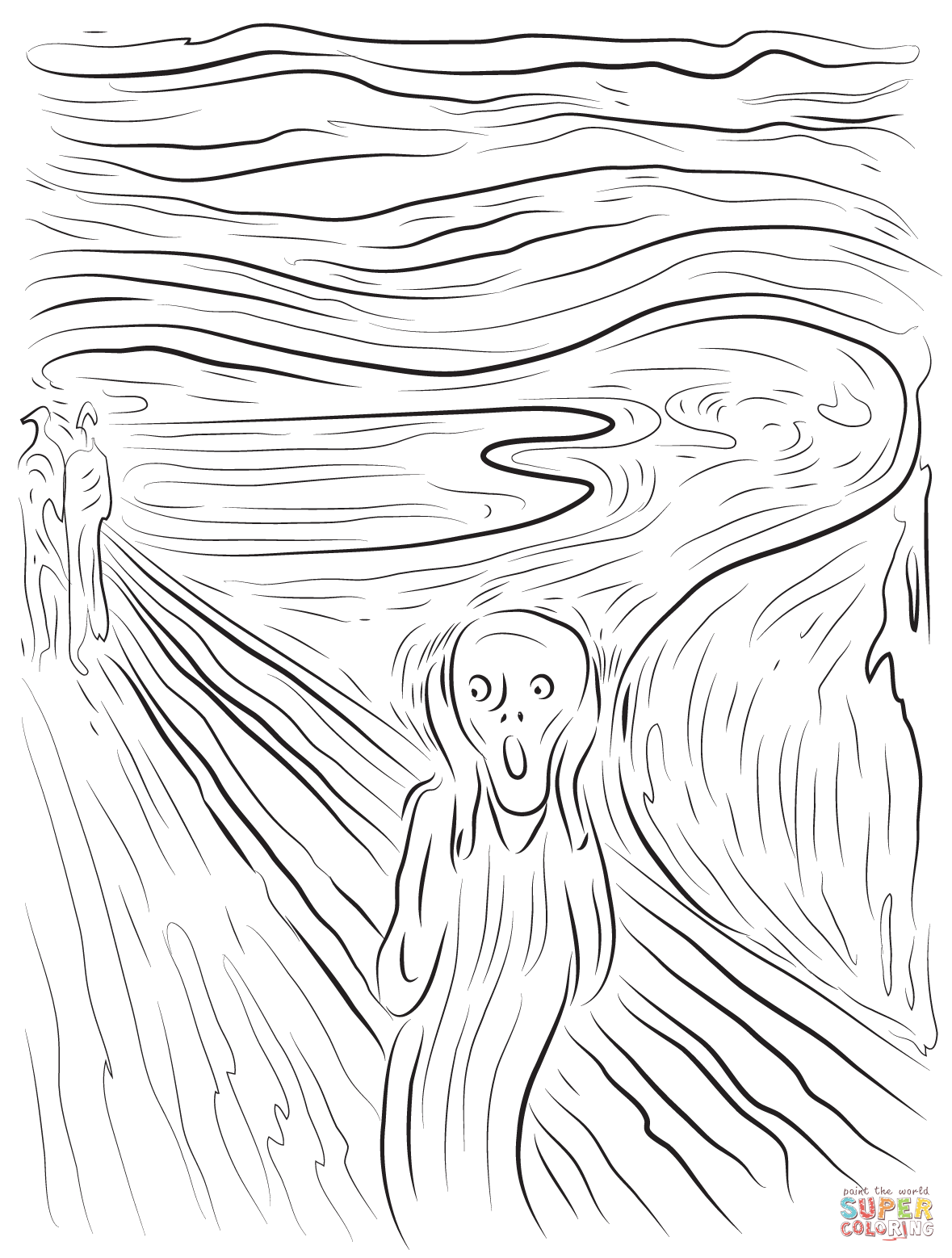 1179x1558 the scream - The Scream Drawing