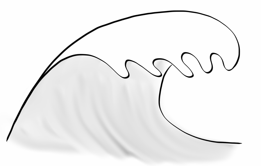 898x573 wave drawing best drawing skill - The Wave Drawing