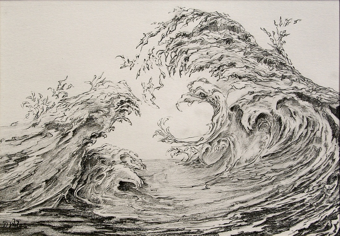1100x765 wave drawing pictures drawing skill - The Wave Drawing