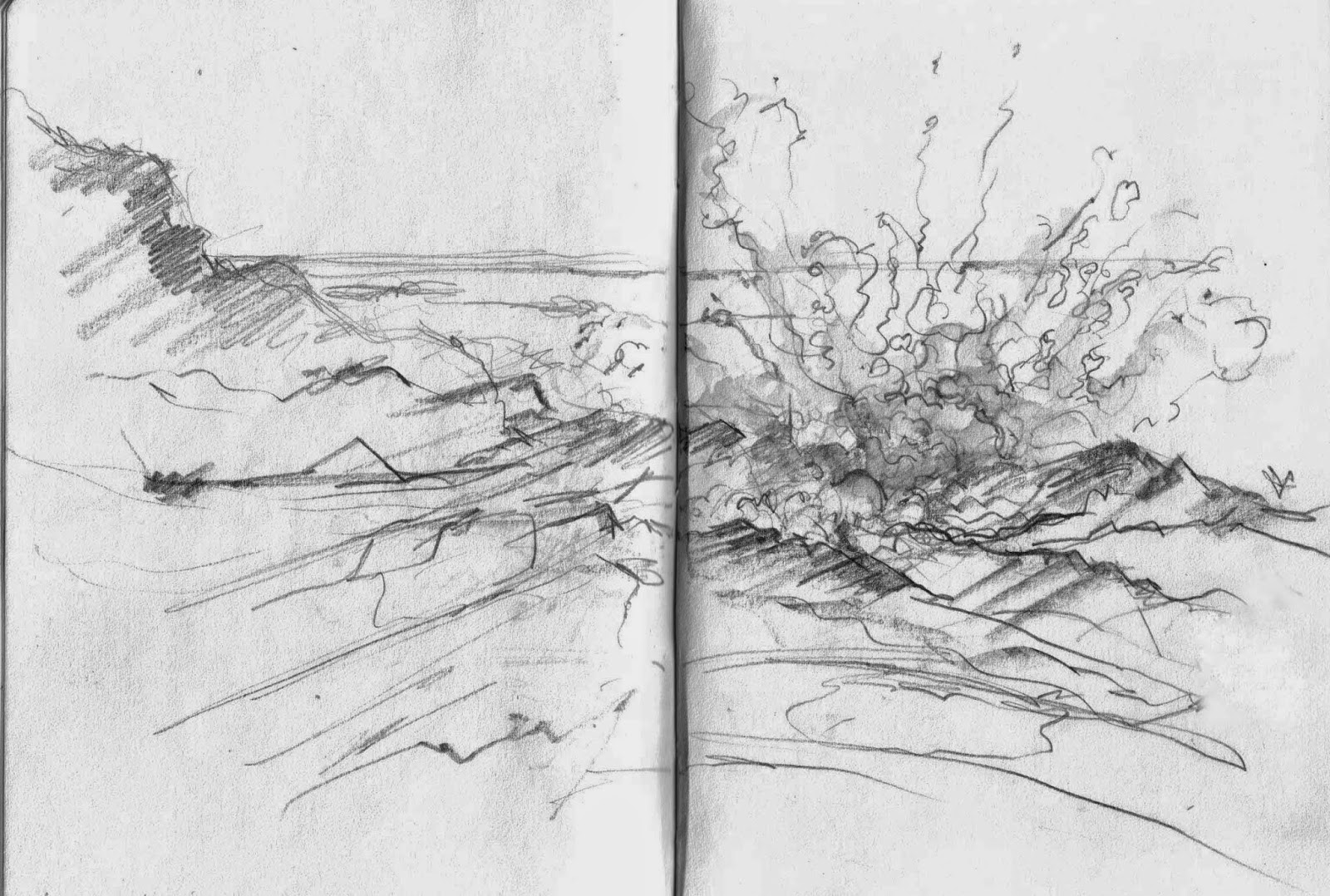 1600x1078 Wendy Rhodes - The Wave Drawing