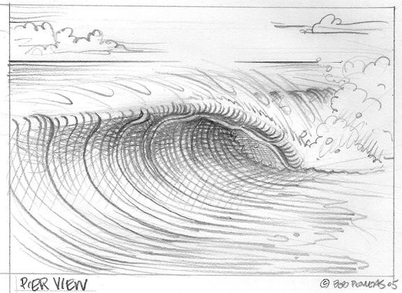 576x420 wilbur draw a cartoon wave - The Wave Drawing