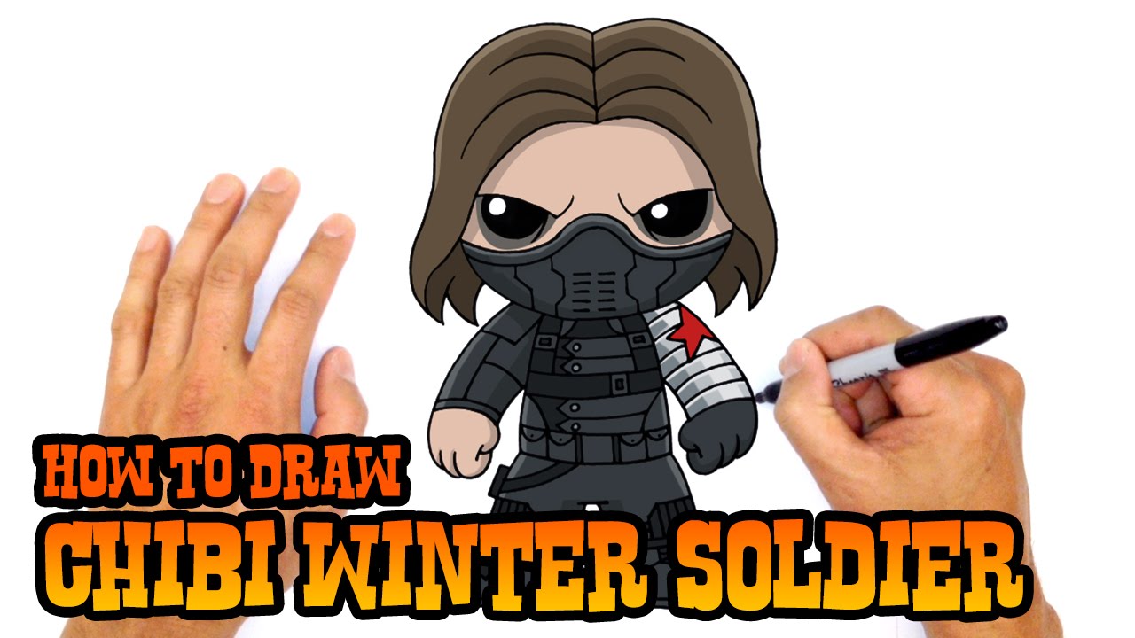 1280x720 how to draw winter soldier the avengers - The Winter Soldier Drawing
