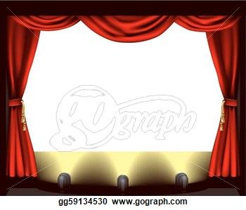 350x299 theater drawing drawing - Theater Curtains Drawing