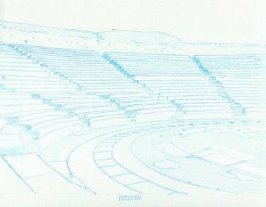 375x292 Greek Theater - Theater Drawing