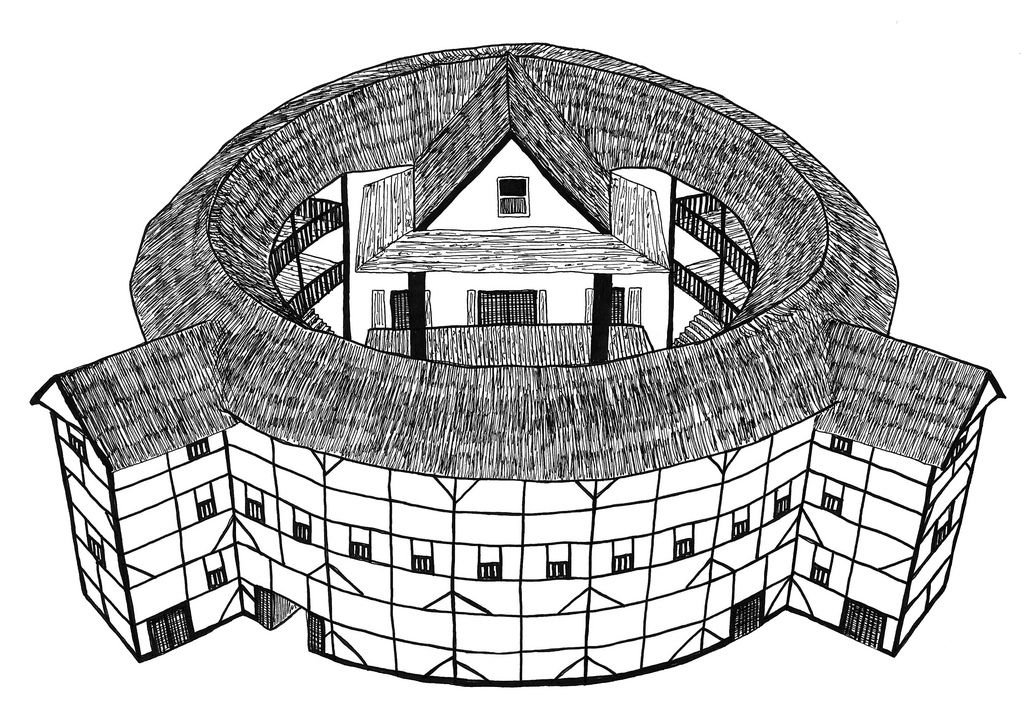 1024x724 London - Theater Drawing