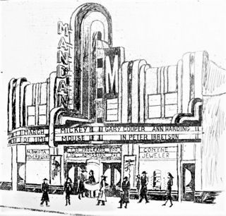 320x306 Mandan Theater Closes After Years, Diane Boit - Theater Drawing