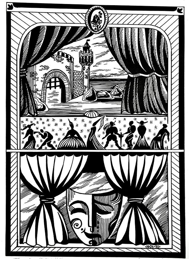 656x900 Theater Drawing - Theater Drawing