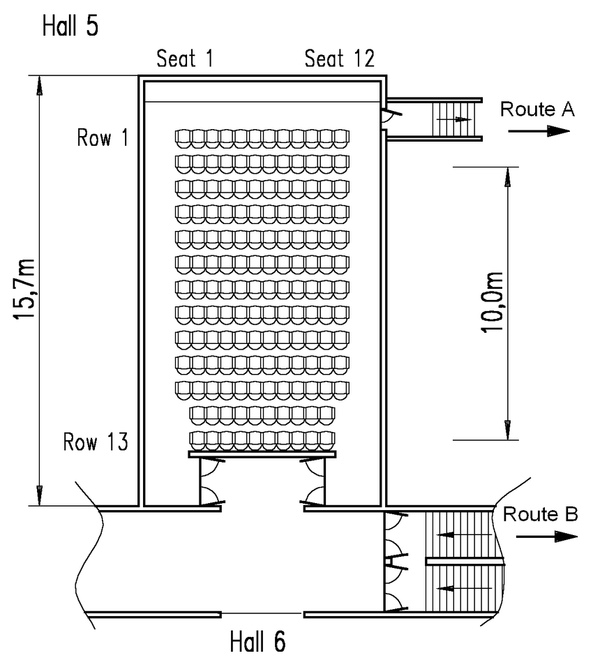 850x956 Layout Of The Movie Theater, Hall The Drawing Is In Scale - Theater Drawing
