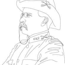220x220 President Theodore Roosevelt Coloring Pages - Theodore Roosevelt Drawing