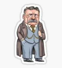 210x230 Theodore Roosevelt Drawing Stickers Redbubble - Theodore Roosevelt Drawing