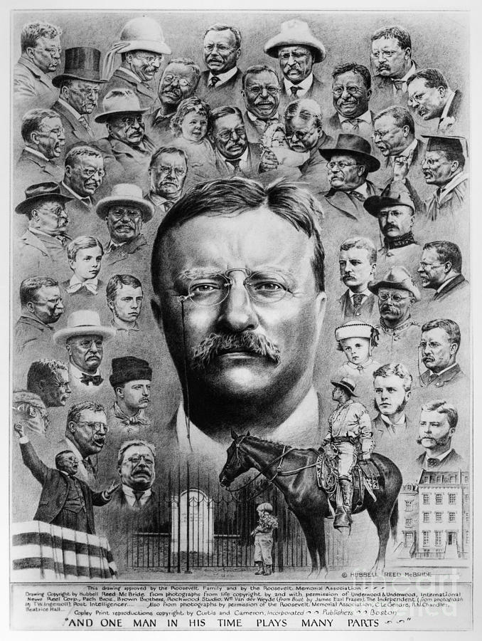 678x900 Theodore Roosevelt Drawing - Theodore Roosevelt Drawing