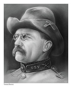 246x300 Theodore Roosevelt Drawings Fine Art America - Theodore Roosevelt Drawing