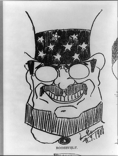 379x500 Photo Caricature, Theodore Roosevelt, Drawings - Theodore Roosevelt Drawing