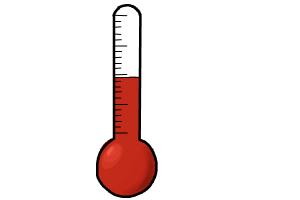 300x200 How To Draw Thermometer Step - Thermometer Drawing