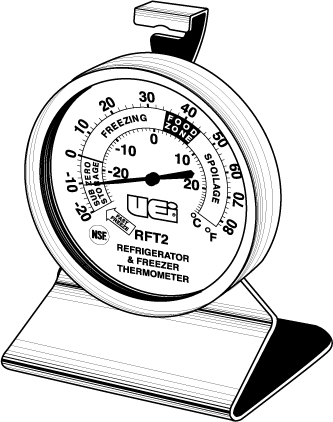 333x422 Buy Uei Refrigerationfreezer Thermometer - Thermometer Drawing