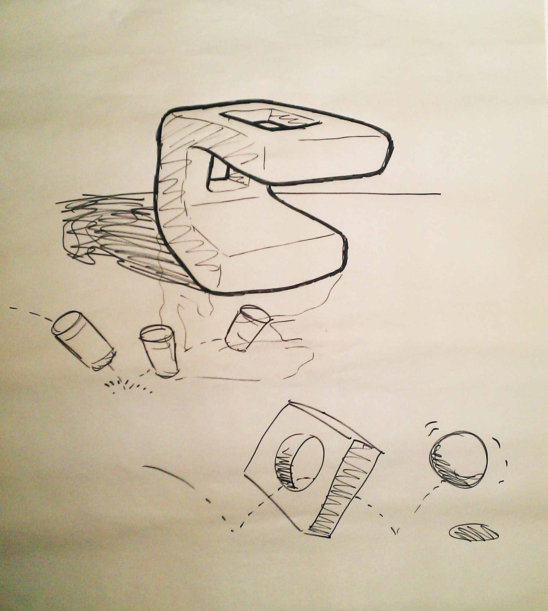 1796x2004 drawing traditional rendering - Thick Line Drawing