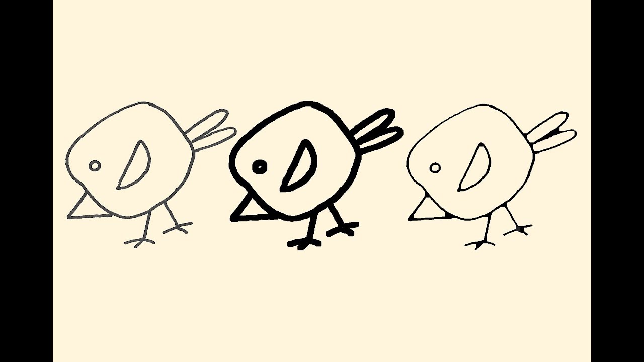 1280x720 make lines thicker thinner in photoshop - Thick Line Drawing