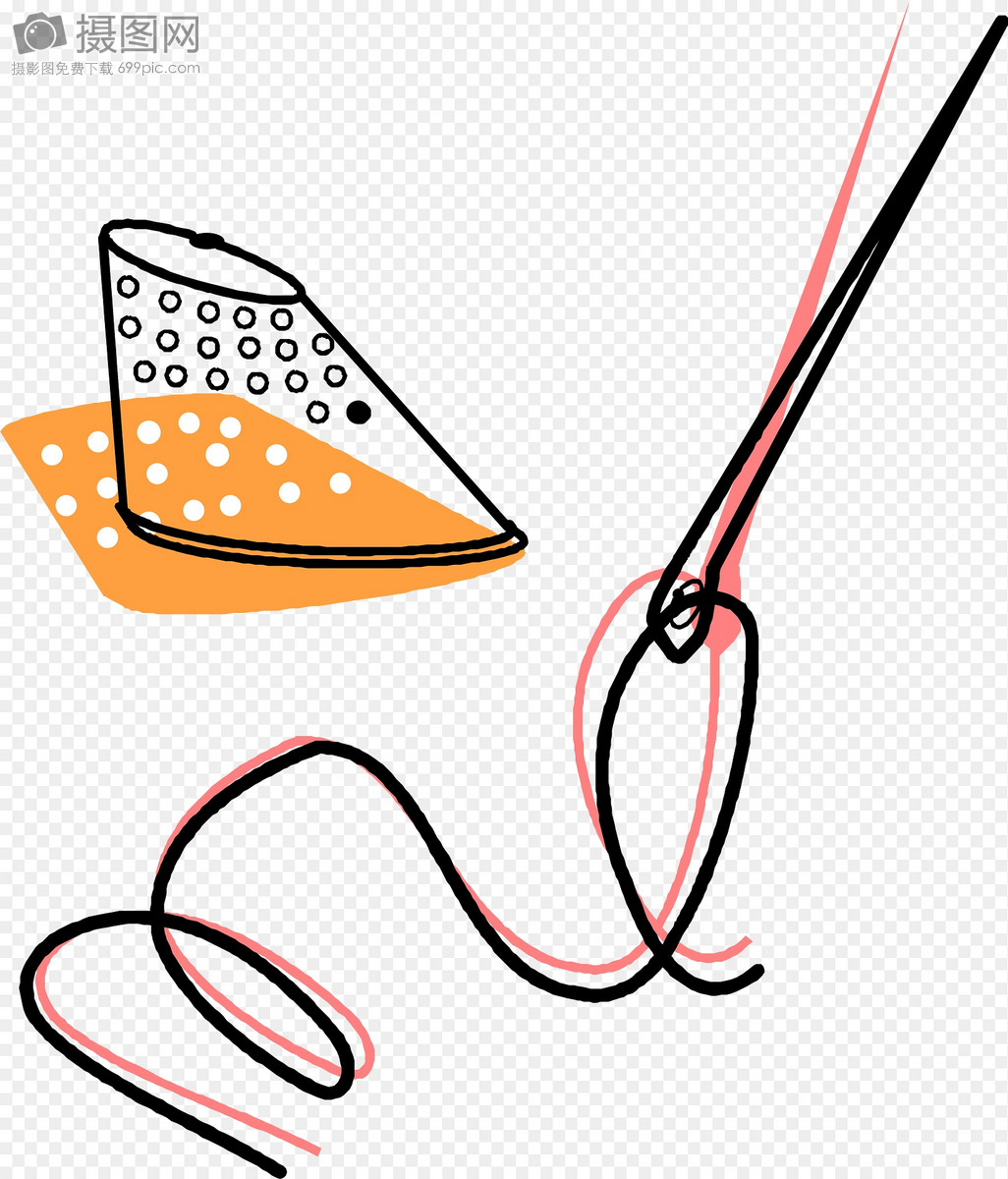 1026x1200 thimble and needle graphics image picture free download - Thimble Drawing