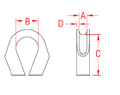 234x186 captive thimble unicorn stainless - Thimble Drawing