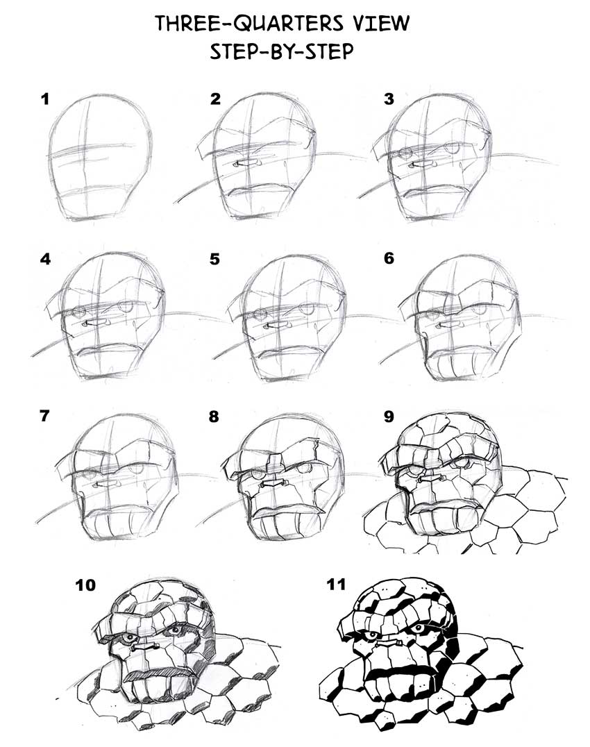 850x1076 How To Draw The Thing - Thing Drawing