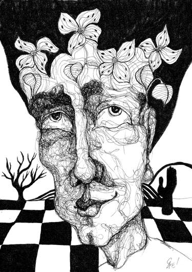 375x533 thinker drawing - Thinker Drawing