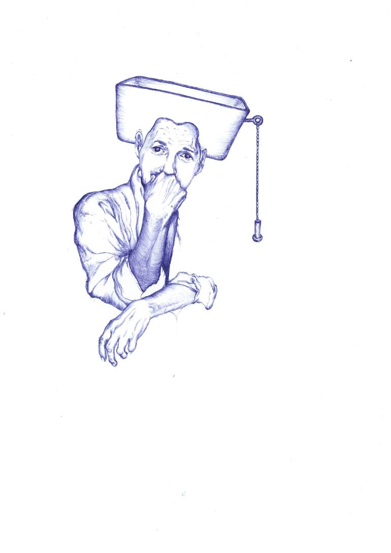770x1089 the thinker drawing - Thinker Drawing