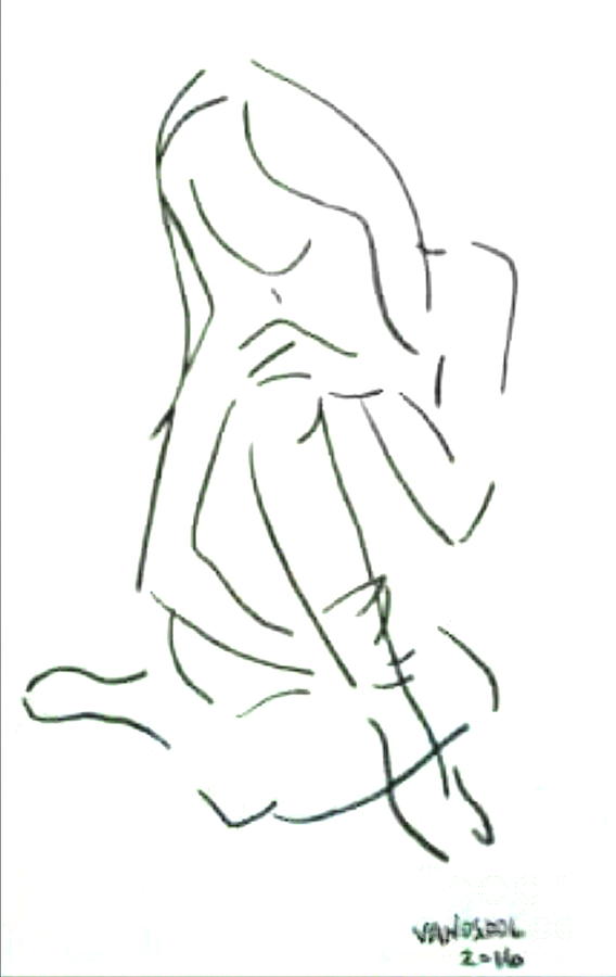 568x900 The Thinking Woman - Thinking Drawing
