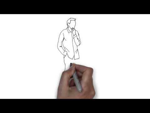 480x360 How To Draw Man Thinking - Thinking Man Drawing