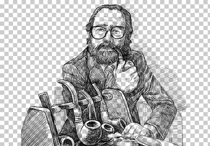 728x508 Poster Drawing, Sketch Thinking Man Png Clipart Free Cliparts - Thinking Man Drawing