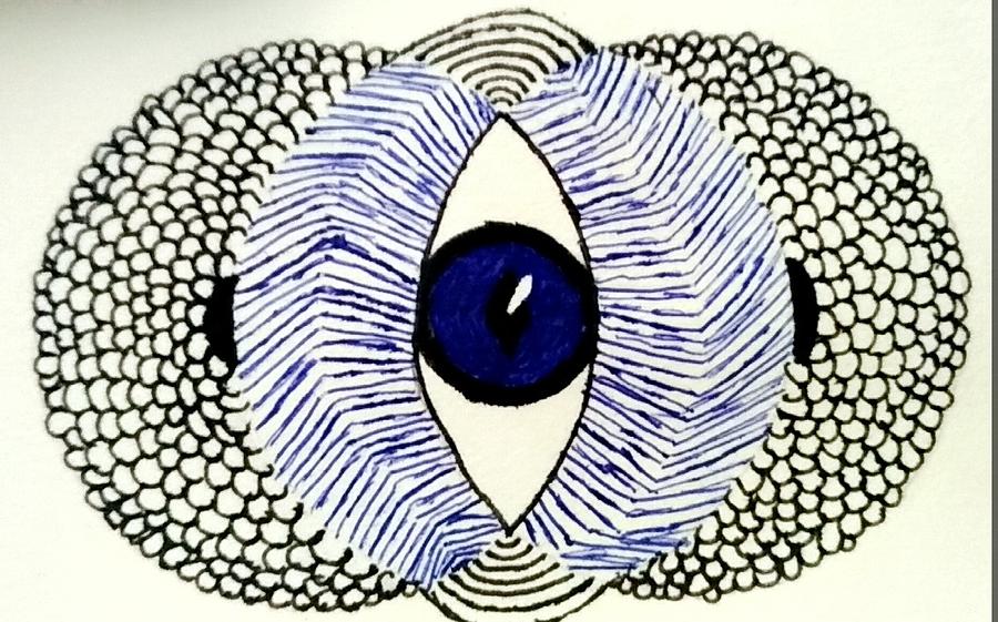 900x561 Third Eye Drawing - Third Eye Drawing