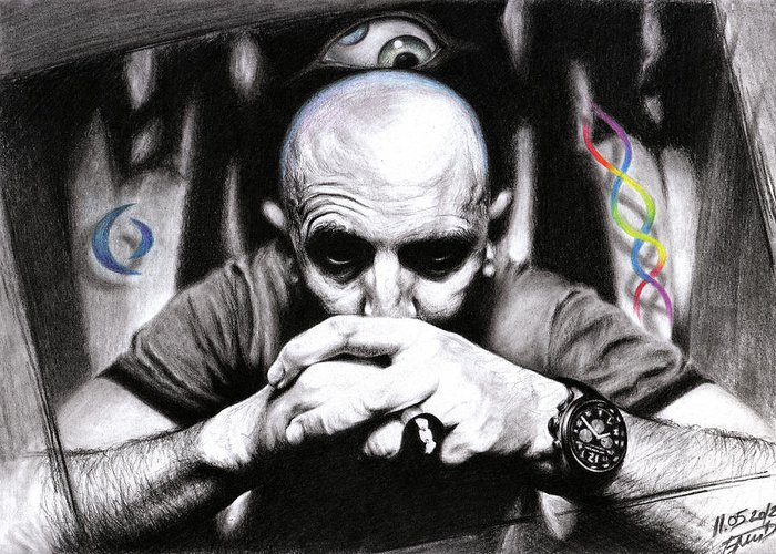 700x500 Third Eye Greeting Card For Sale - Third Eye Drawing