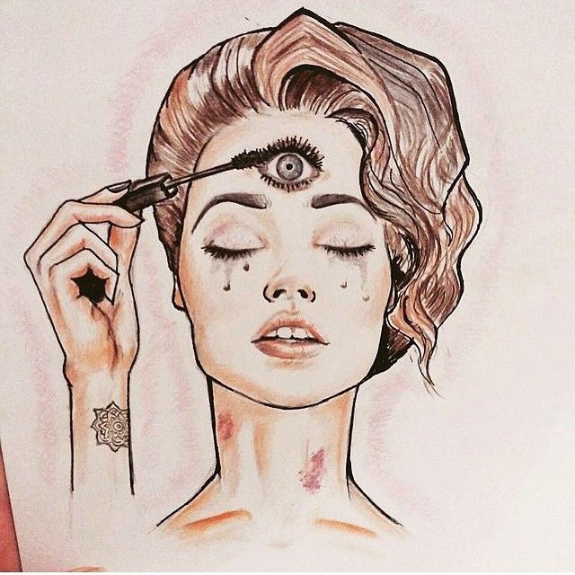 640x640 Third Eye Mascara - Third Eye Drawing