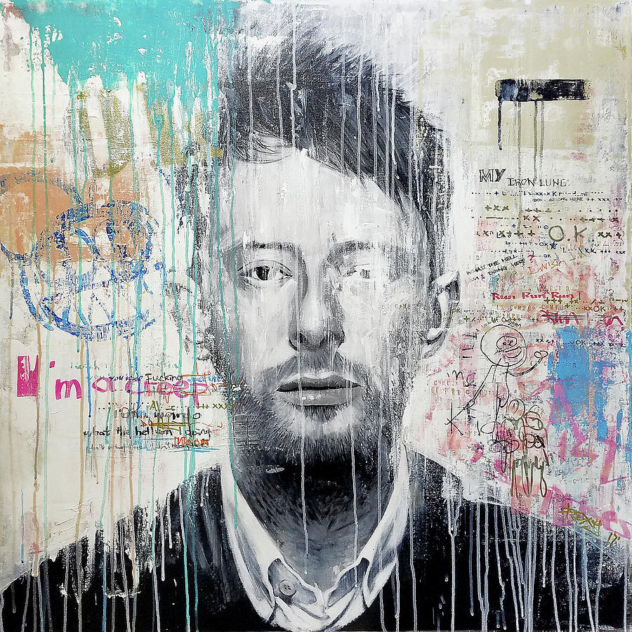 900x900 Radiohead - Thom Yorke Drawing