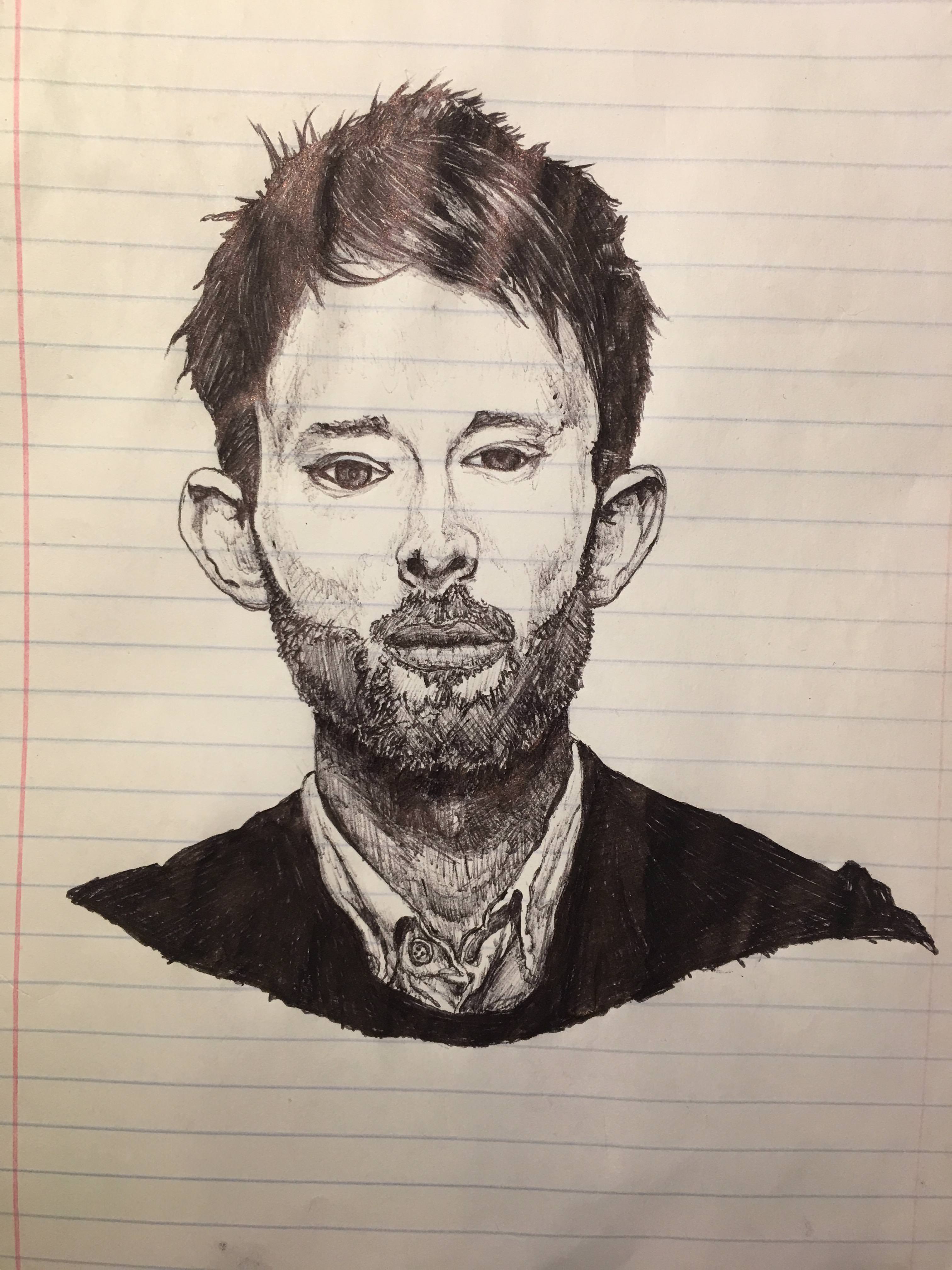 3024x4032 Thom Yorke - Thom Yorke Drawing