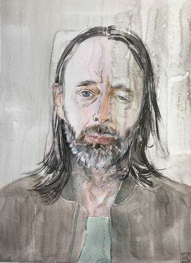 375x517 Thom Yorke Drawings For Sale Saatchi Art - Thom Yorke Drawing