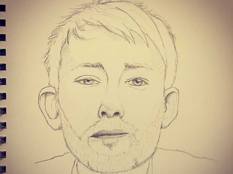 800x600 Thom Yorke - Thom Yorke Drawing