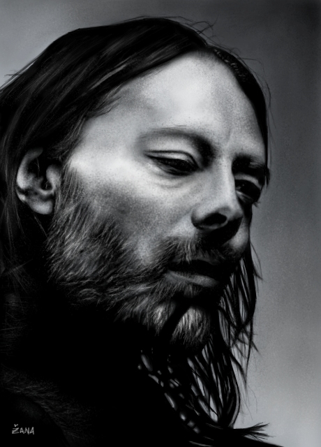 460x640 Thom Yorke - Thom Yorke Drawing