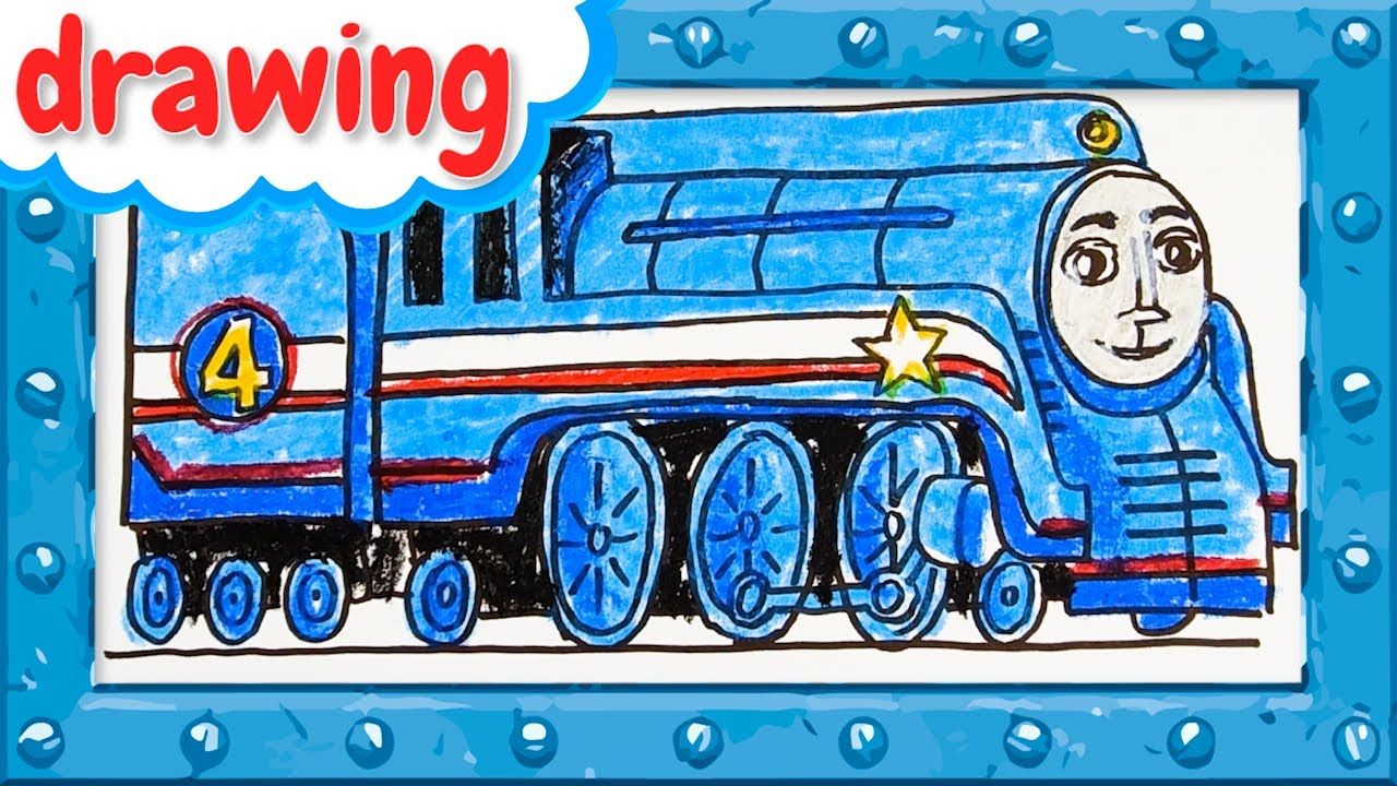1280x720 How To Draw Shooting Star Gordon Thomas And Friends Drawing - Thomas And Friends Drawing