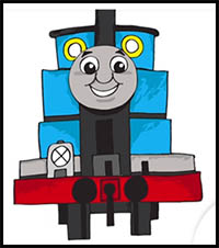 200x226 How To Draw Thomas And Friends Cartoon Characters Drawing - Thomas And Friends Drawing