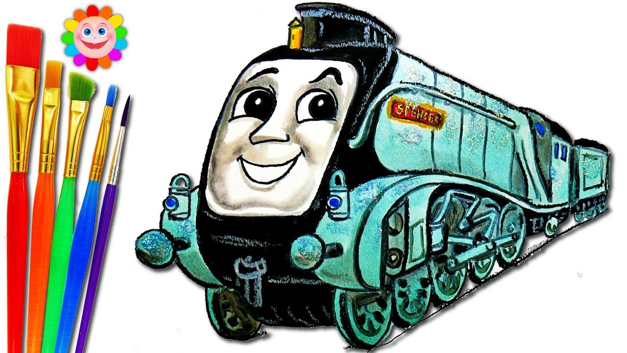 1280x720 How To Draw Thomas And Friends Great Race Spencer Train - Thomas And Friends Drawing