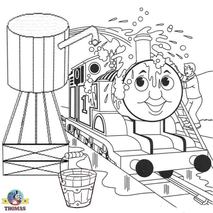 700x700 Spring Train Coloring Pages, Christmas - Thomas Drawing