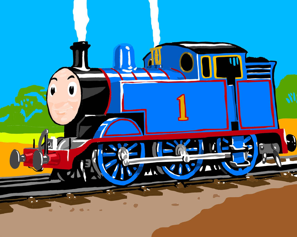 1000x800 thomas the tank engine rws drawing - Thomas Drawing